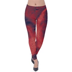 Blood Waterfall Velvet Leggings