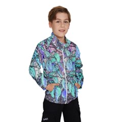 Colored Pencil Tree Leaves Drawing Wind Breaker (kids)