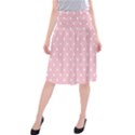 Pink Polka Dots Midi Beach Skirt View1