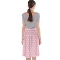 Pink Polka Dots Midi Beach Skirt View2