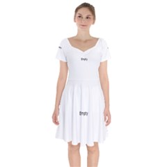 Urban Background Short Sleeve Bardot Dress