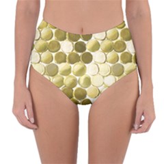 Cleopatras Gold Reversible High-waist Bikini Bottoms by psweetsdesign