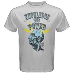 Knowlege Is Power Men s Cotton Tee by nudefoodtees