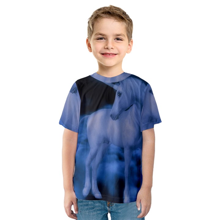 Magical Unicorn Kids  Sport Mesh Tee