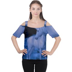 Magical Unicorn Women s Cutout Shoulder Tee