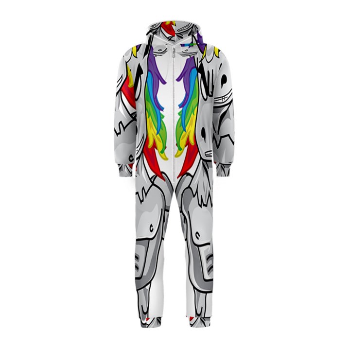 Angry Unicorn Hooded Jumpsuit (Kids)