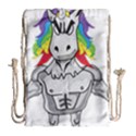 Angry Unicorn Drawstring Bag (Large) View2