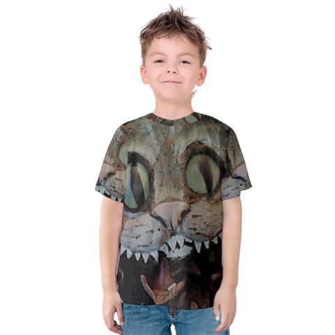 Cheshire Cat Kids  Cotton Tee by KAllan