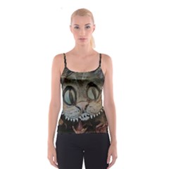 Cheshire Cat Spaghetti Strap Top