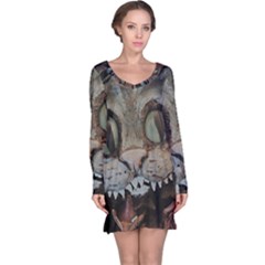 Cheshire Cat Long Sleeve Nightdress by KAllan