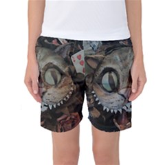 Cheshire Cat Women s Basketball Shorts by KAllan