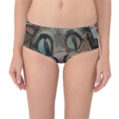 Cheshire Cat Mid-waist Bikini Bottoms by KAllan