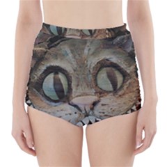 Cheshire Cat High-waisted Bikini Bottoms by KAllan