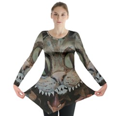 Cheshire Cat Long Sleeve Tunic  by KAllan