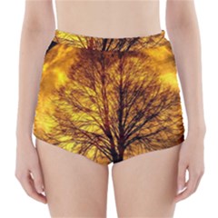 Moon  High-waisted Bikini Bottoms by KAllan