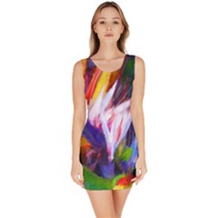 Palms02 Sleeveless Bodycon Dress by psweetsdesign