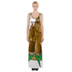 Young Bamboo Maxi Thigh Split Dress by Mariart