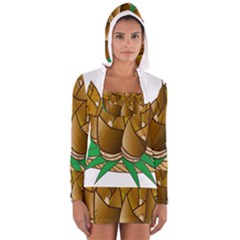 Young Bamboo Women s Long Sleeve Hooded T-shirt