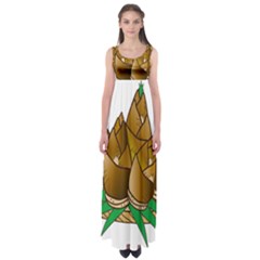 Young Bamboo Empire Waist Maxi Dress by Mariart