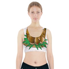 Young Bamboo Sports Bra With Pocket by Mariart