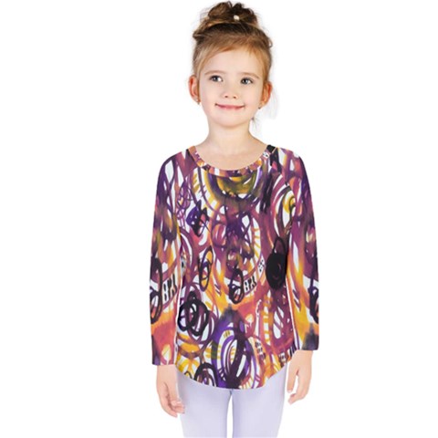 Autumnn Rainbow Kids  Long Sleeve Tee by Mariart