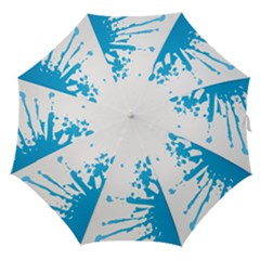 Blue Stain Spot Paint Straight Umbrellas by Mariart