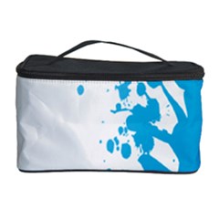 Blue Stain Spot Paint Cosmetic Storage Case by Mariart