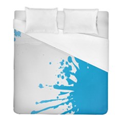 Blue Stain Spot Paint Duvet Cover (full/ Double Size) by Mariart