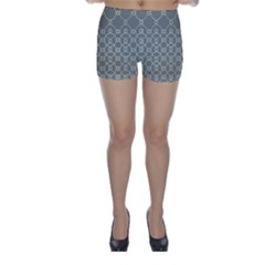 Circles Grey Polka Skinny Shorts