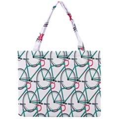 Bicycle Cycling Bike Green Sport Mini Tote Bag by Mariart