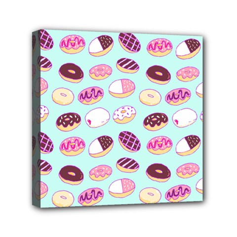 Donut Jelly Bread Sweet Mini Canvas 6  X 6 