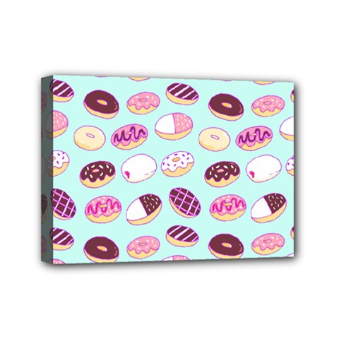 Donut Jelly Bread Sweet Mini Canvas 7  X 5  by Mariart