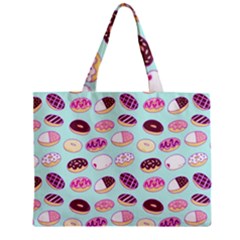 Donut Jelly Bread Sweet Zipper Mini Tote Bag by Mariart