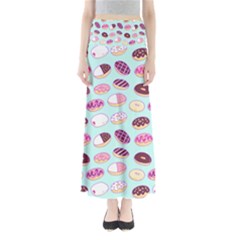 Donut Jelly Bread Sweet Maxi Skirts by Mariart