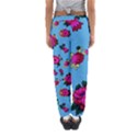 Crown Red Flower Floral Calm Rose Sunflower Women s Jogger Sweatpants View2