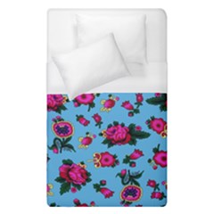 Crown Red Flower Floral Calm Rose Sunflower Duvet Cover (single Size) by Mariart