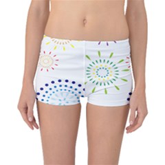 Fireworks Illustrations Fire Partty Polka Boyleg Bikini Bottoms by Mariart