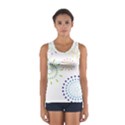 Fireworks Illustrations Fire Partty Polka Women s Sport Tank Top  View1