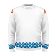 Fish Scales Dragon Circle Men s Sweatshirt by Mariart