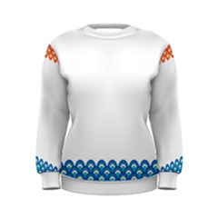 Fish Scales Dragon Circle Women s Sweatshirt by Mariart