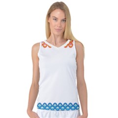 Fish Scales Dragon Circle Women s Basketball Tank Top by Mariart