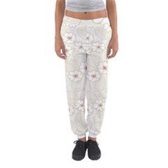 Flower Floral Leaf Women s Jogger Sweatpants by Mariart