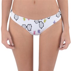 Glasses Bear Cute Doll Animals Reversible Hipster Bikini Bottoms