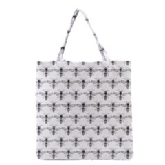 Bee Wasp Sting Grocery Tote Bag by Mariart