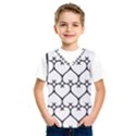 Heart Background Wire Frame Black Wireframe Kids  SportsWear View1