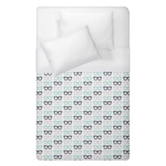 Glasses Black Blue Duvet Cover (single Size)