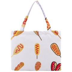 Hot Dog Buns Sate Sauce Bread Mini Tote Bag by Mariart