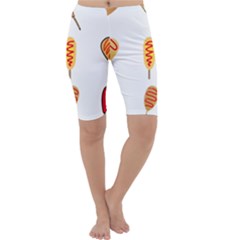 Hot Dog Buns Sate Sauce Bread Cropped Leggings 