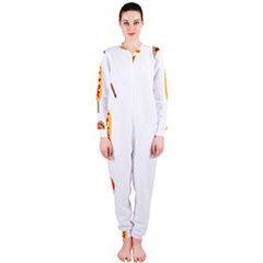 Hot Dog Buns Sate Sauce Bread Onepiece Jumpsuit (ladies) 