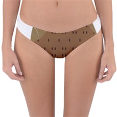 Illustrain Animals Reef Fish Sea Beach Water Seaword Brown Polka Reversible Hipster Bikini Bottoms